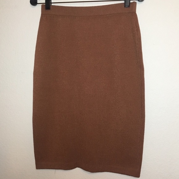 St. John Dresses & Skirts - NEW St. John Copper Wool Knit Skirt